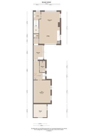 Floorplan - Kerkweg 23, 4245 TP Leerbroek